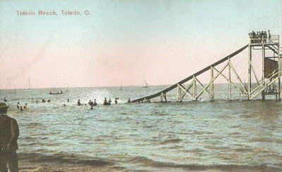 Toledo Beach - Old Post Card From Toledo Beach (newer photo)